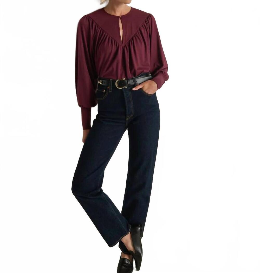 NEW NATION LTD jeannie keyhole top in port